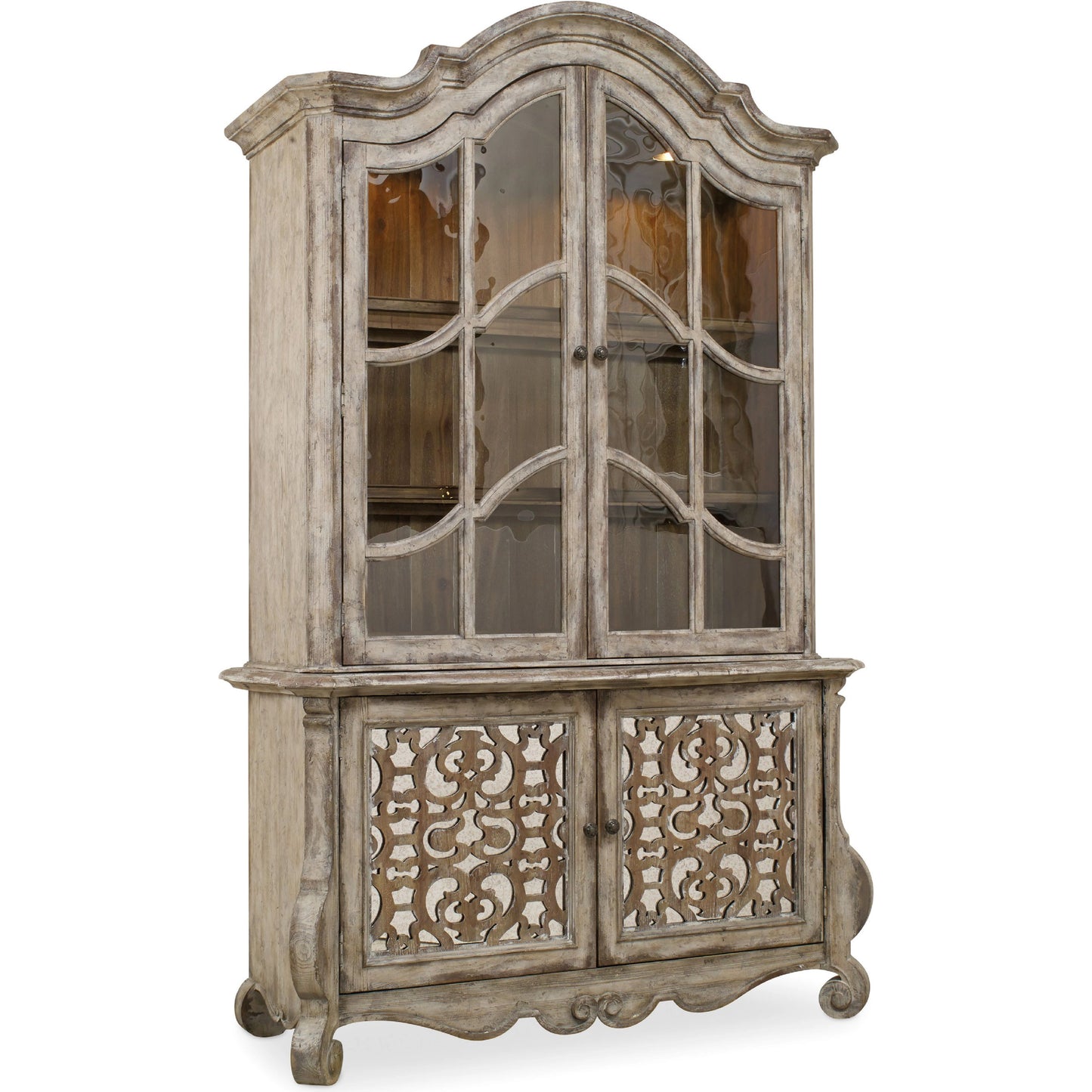 003 SI-1748601 | Additional Silo | Chatelet Buffet by Hooker Furniture in caramel froth, paris vintage. Made from pecan veneers, resin, solid-wood edge top in a traditional style.