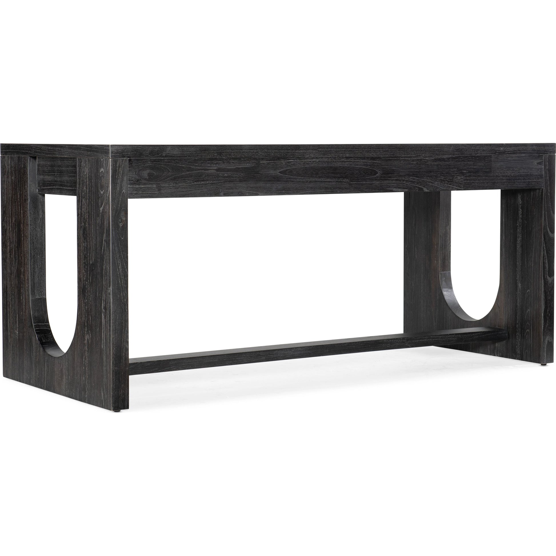 Commerce & Market Writing Desk by Hooker Furniture in black. Made from mindi veneers in a modern style.