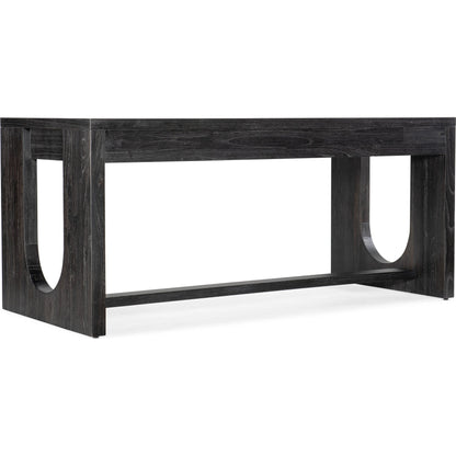 Commerce & Market Writing Desk by Hooker Furniture in black. Made from mindi veneers in a modern style.