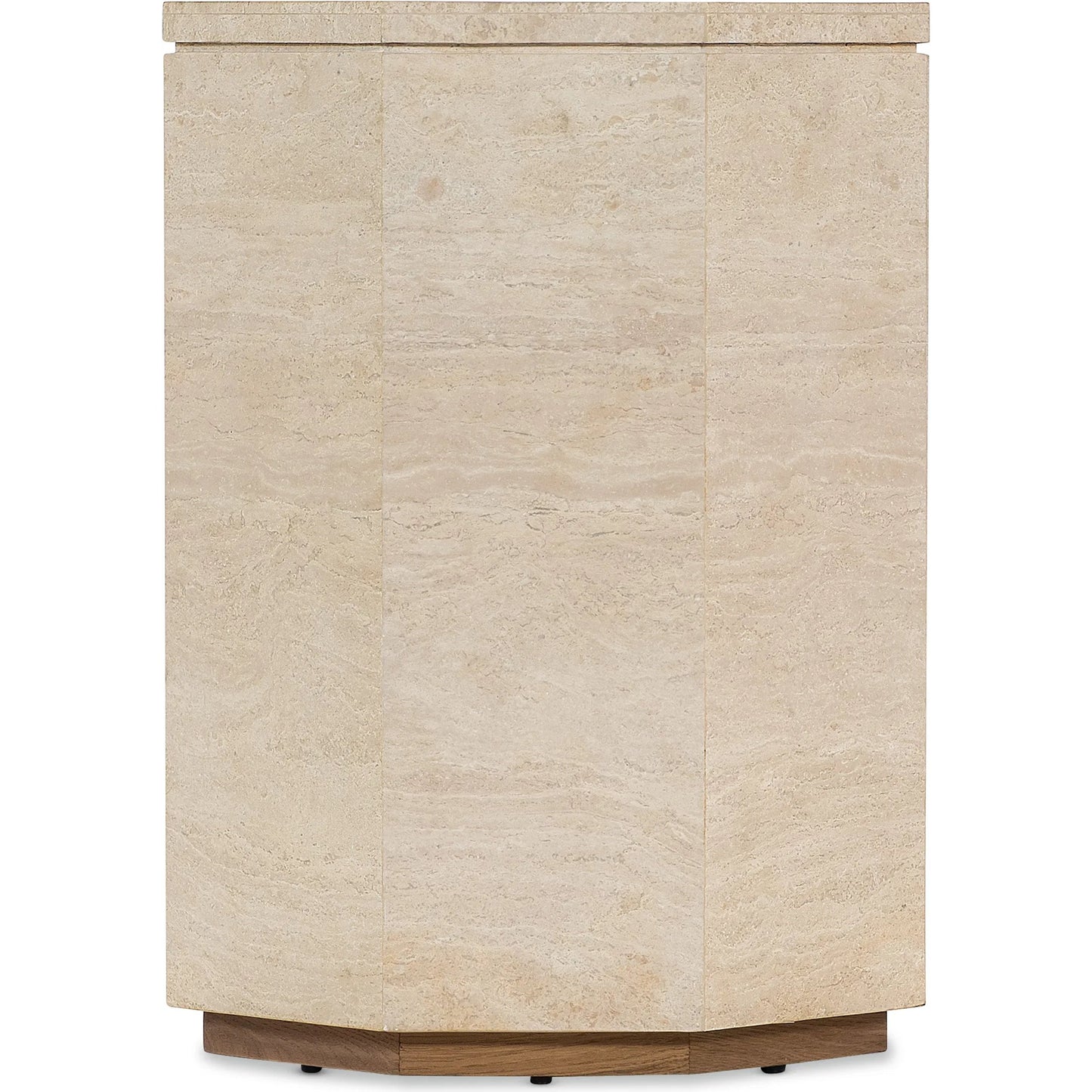 002 SI-2354014 | Additional Silo | Commerce and Market Haven Spot Table by Hooker Furniture in whites, creams, beiges. Made from marble in a transitional style.