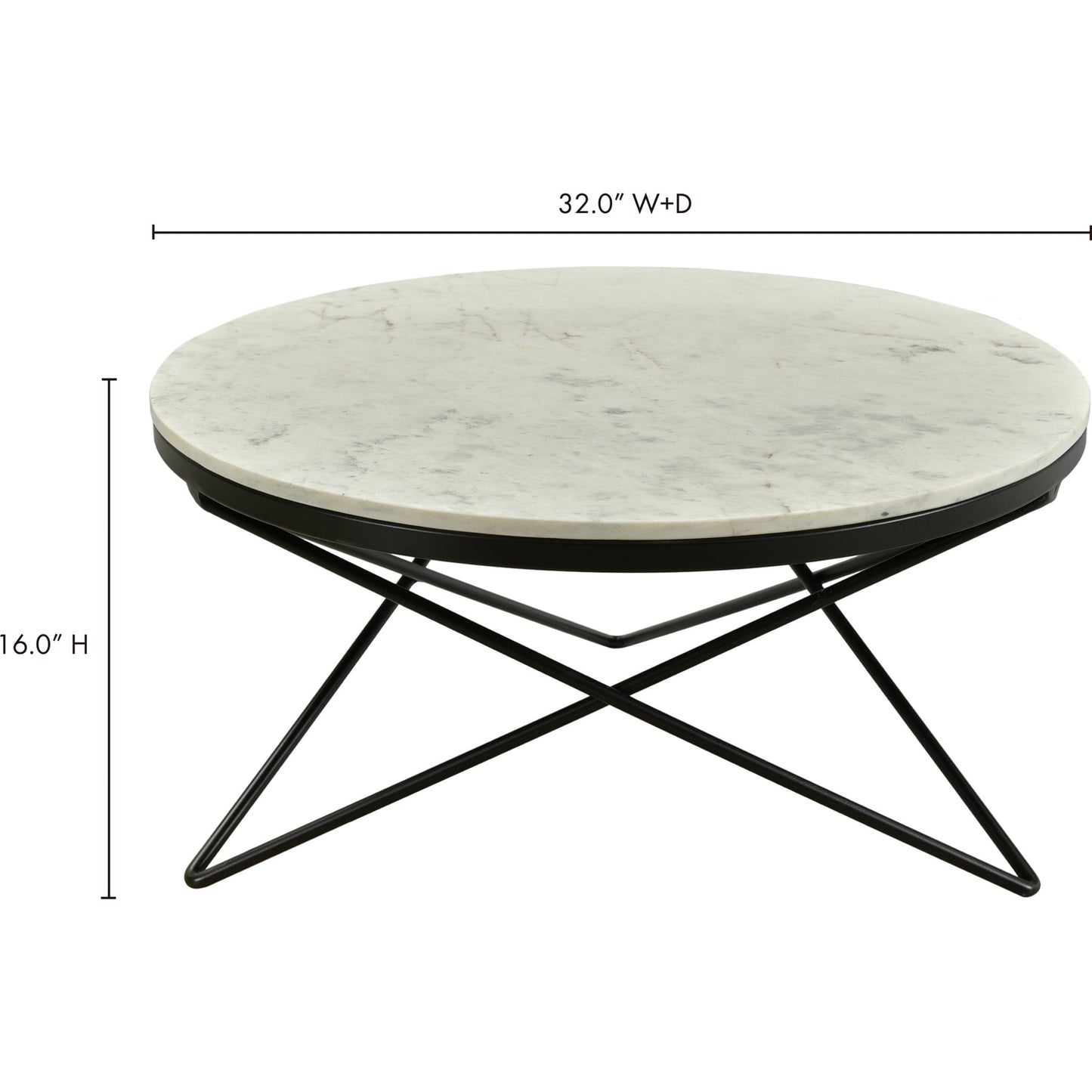 004 SR-386805 | Additional Silo | Haley Table Base by Moe's Home Collection in black and powder coated. Made from marble top, iron base, mdf in a modern style.