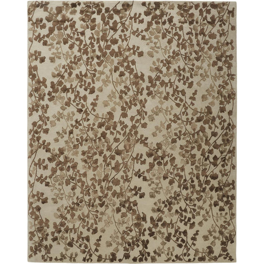 Bella Transitional & Botanical Rug - 8832F by Feizy. Made from wool, viscose in a unique style.
