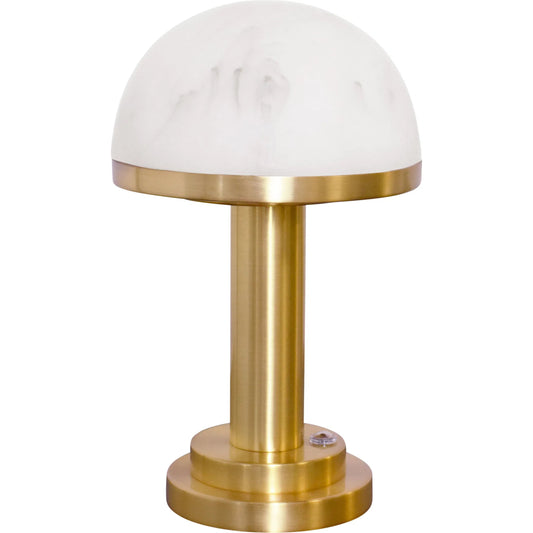 Ike Rechargeable Mini Table Lamp by Worlds Away in gold. Made from unique in a unique style.