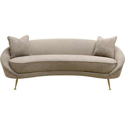 Luna Sofa by Pasargad Home. Made from polyester fabric in a modern style.