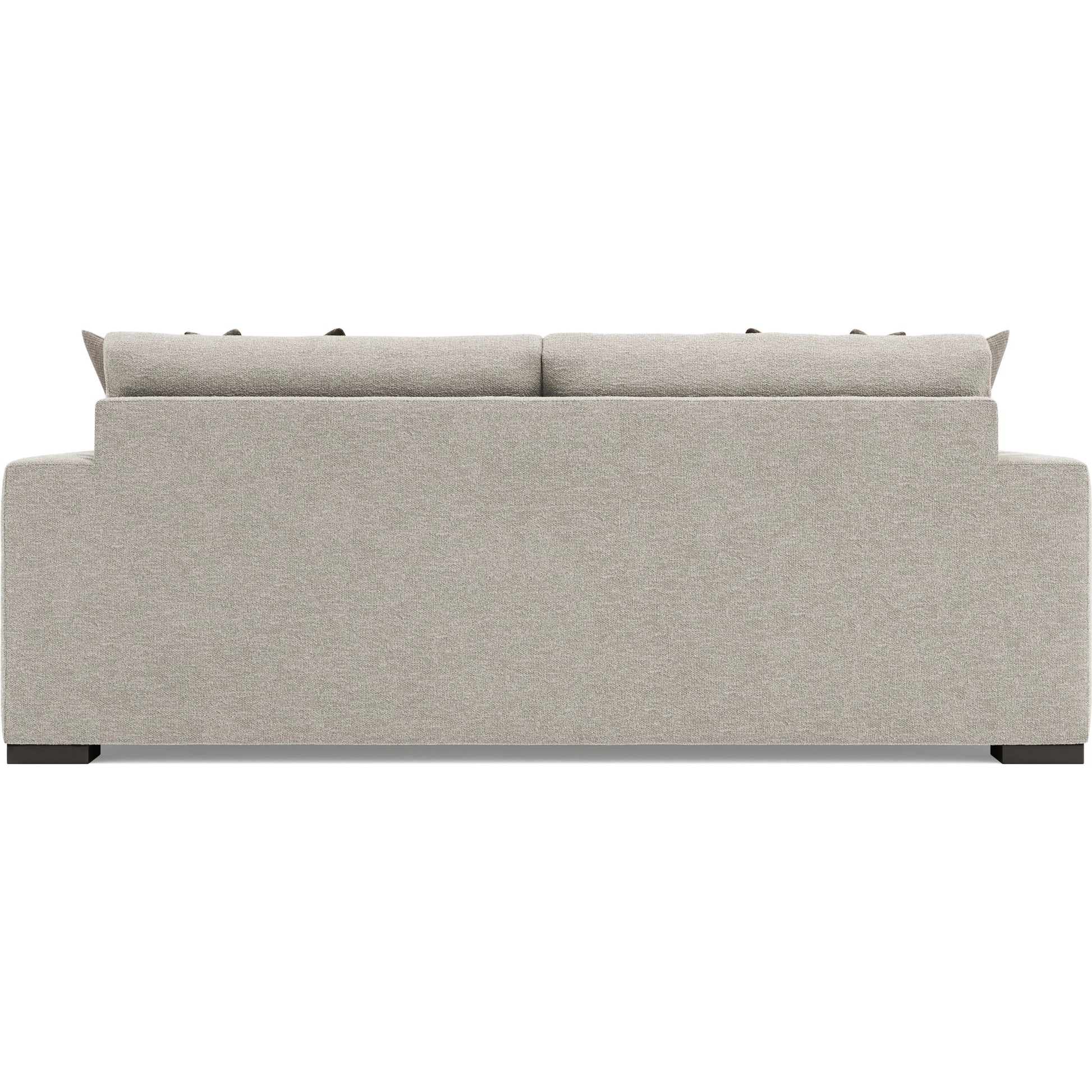 Drew 92" Fabric Sofa by Bernhardt in gray. Made from fabric in a unique style.