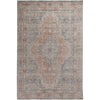 Gray, Ivory, Orange / 2' x 3'