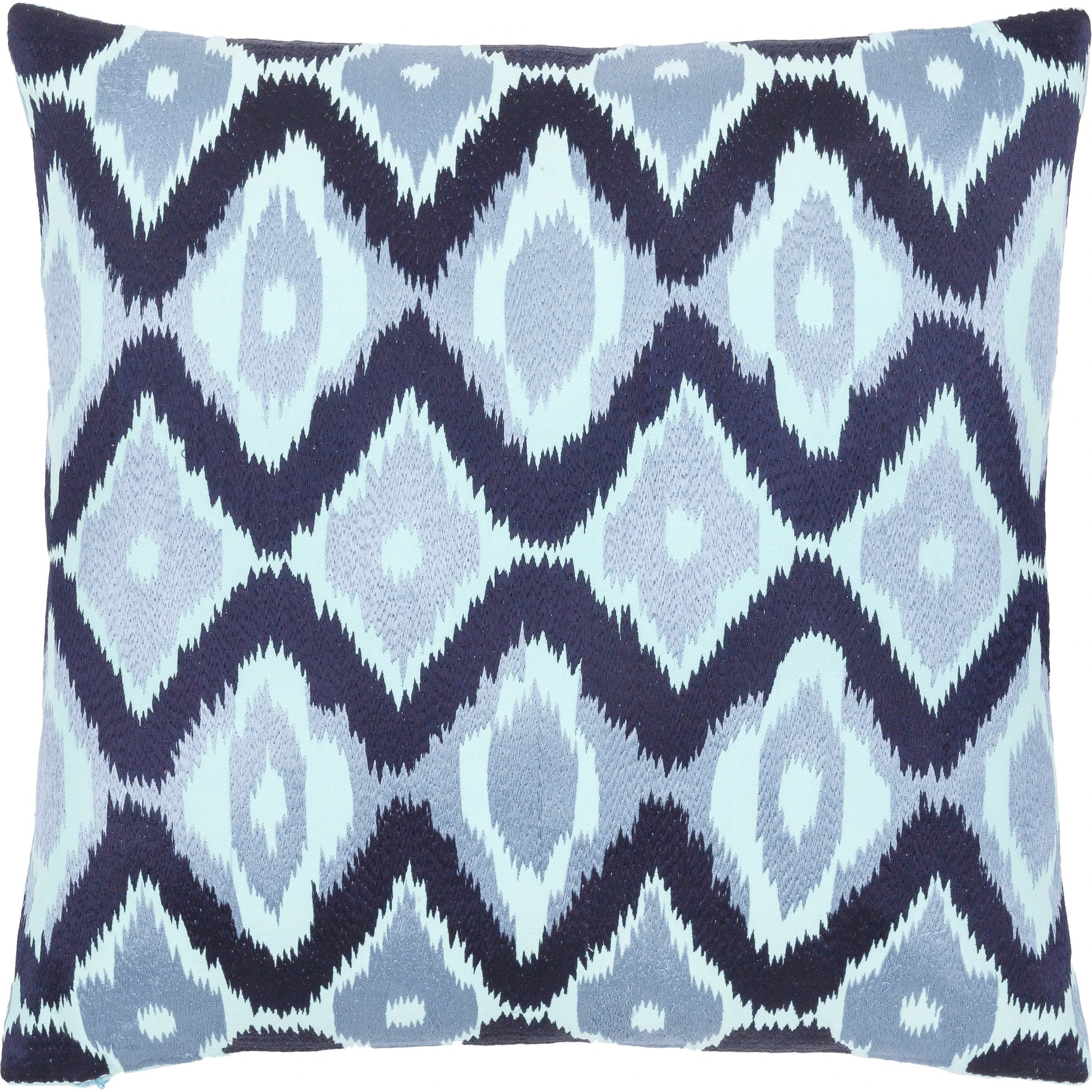Ikat Luxe Pillow - 23235 by Surya. Made from 100% cotton in a eclectic & global style.