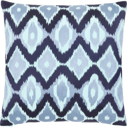 Ikat Luxe Pillow - 23235 by Surya. Made from 100% cotton in a eclectic & global style.