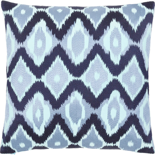 Ikat Luxe Pillow - 23235 by Surya. Made from 100% cotton in a eclectic & global style.