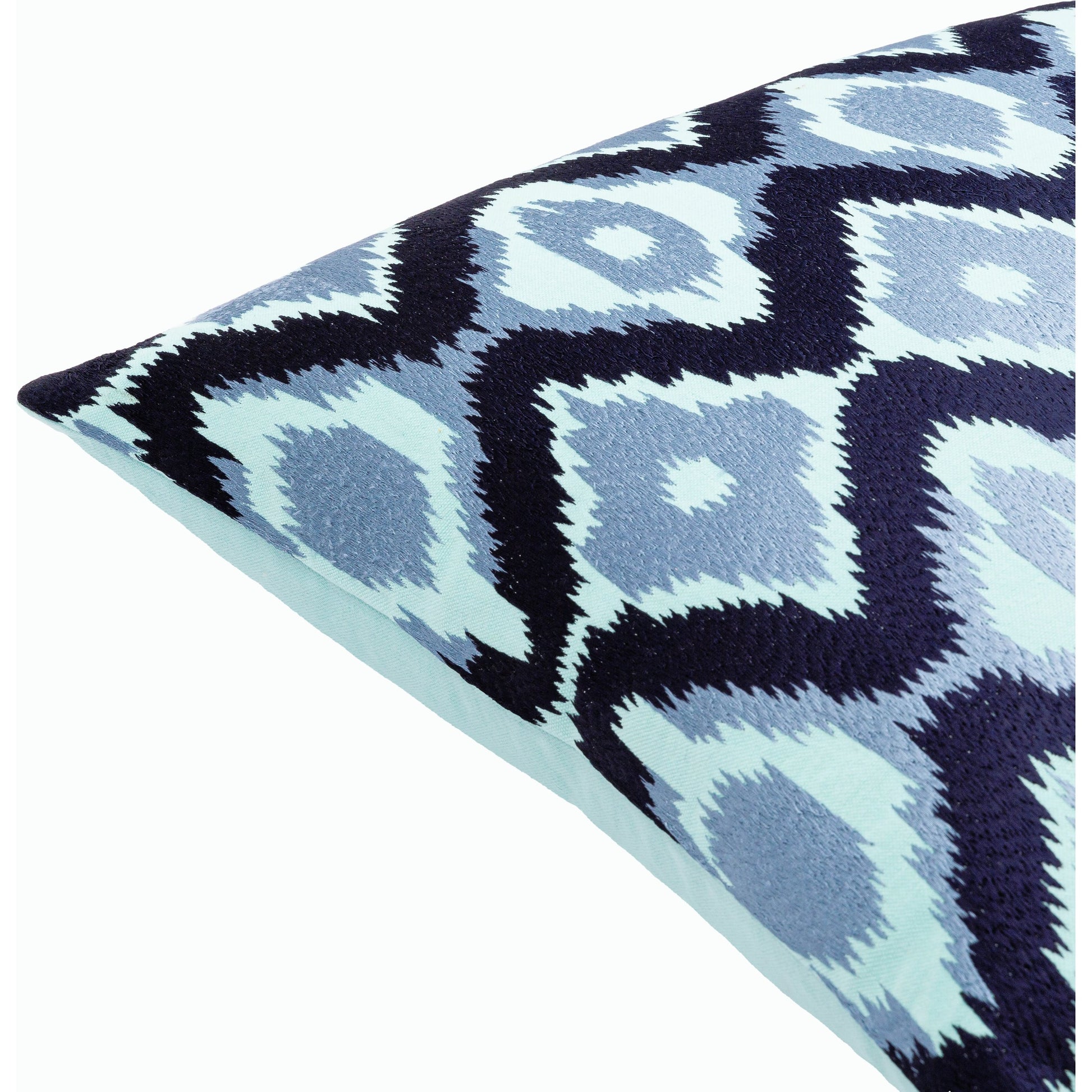 Ikat Luxe Pillow - 23235 by Surya. Made from 100% cotton in a eclectic & global style.