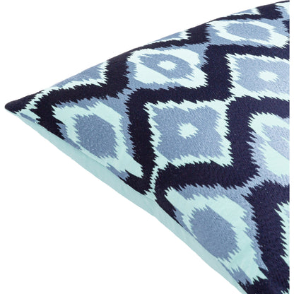 Ikat Luxe Pillow - 23235 by Surya. Made from 100% cotton in a eclectic & global style.
