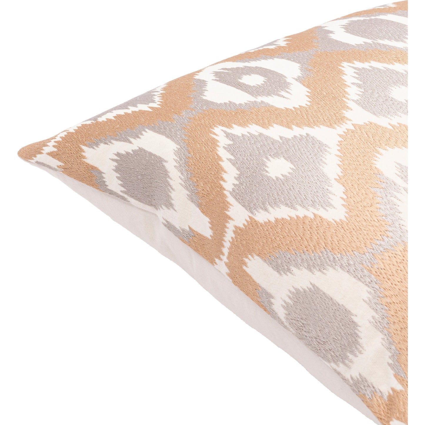 003 SI-1882752,SI-1882753,SI-1882754,SI-1882755,SI-1882756,SI-1882757 | Closeup | Ikat Luxe Pillow - 23235 by Surya. Made from 100% cotton in a eclectic & global style.