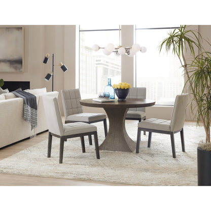 Cupertino Side Chair (Set of 2) by Hooker Furniture in smoky arabica, crafty cement. Made from oak, fabric in a unique style.