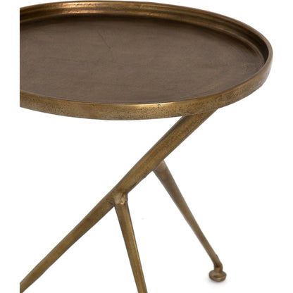 Schmidt Accent Table by Four Hands. Made from aluminum in a modern style.