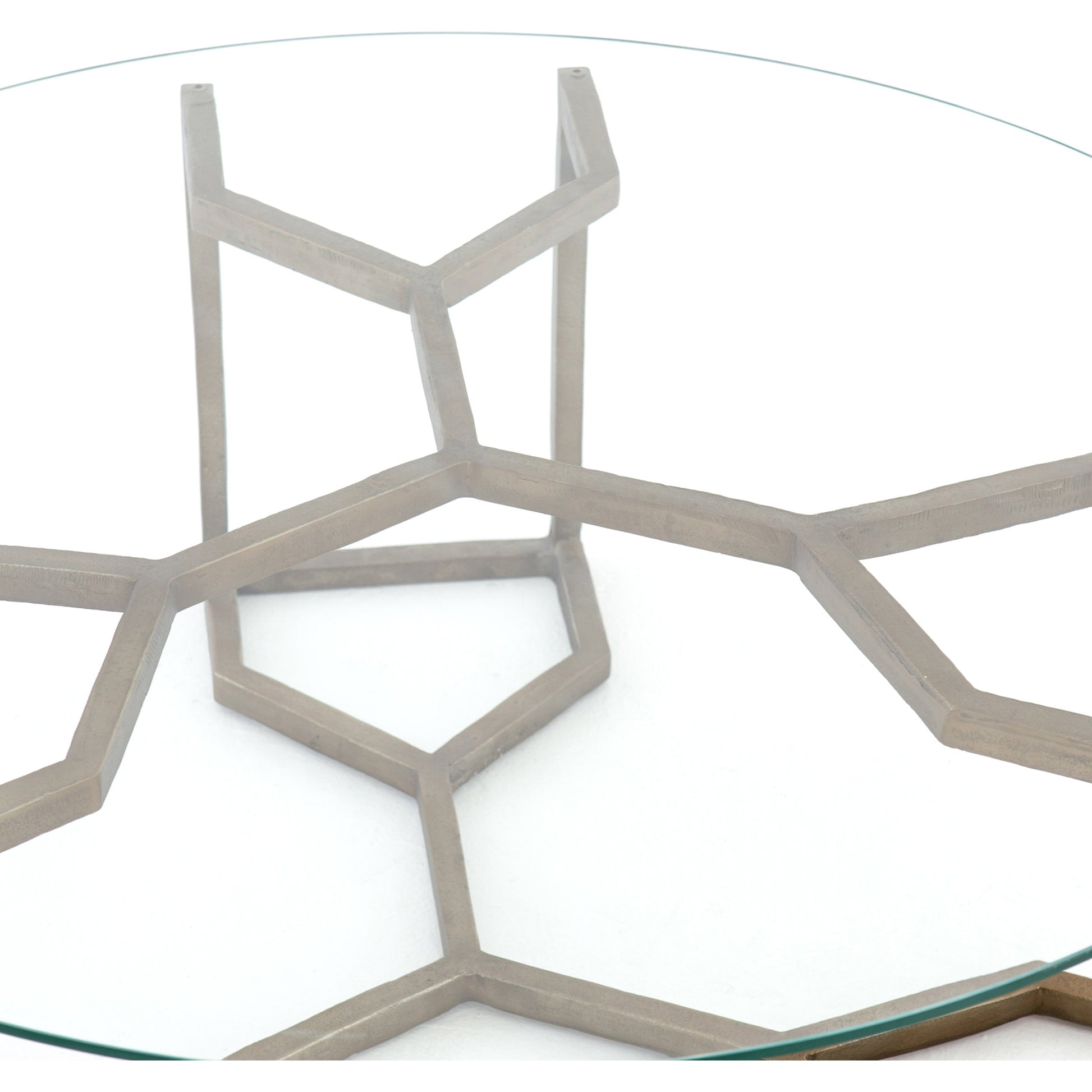 Naomi Coffee Table by Four Hands in raw brass, polished white marble. Made from solid marble, aluminum, engineered hardwood in a modern style.