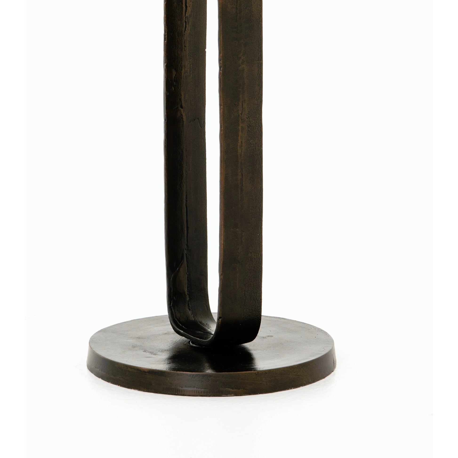 Douglas End Table by Four Hands. Made from aluminum, engineered hardwood in a modern style.