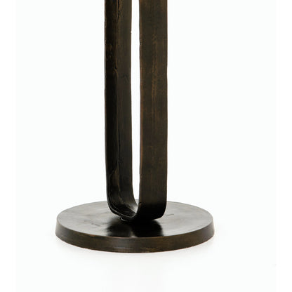 Douglas End Table by Four Hands. Made from aluminum, engineered hardwood in a modern style.