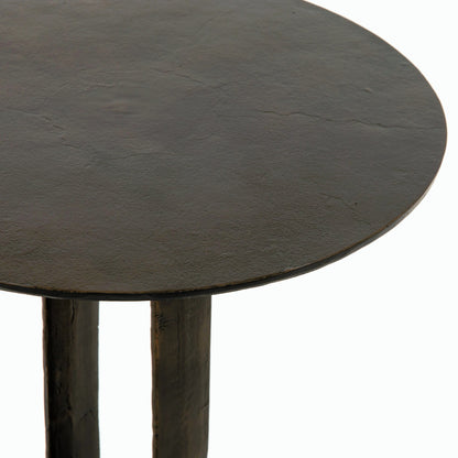 Douglas End Table by Four Hands. Made from aluminum, engineered hardwood in a modern style.