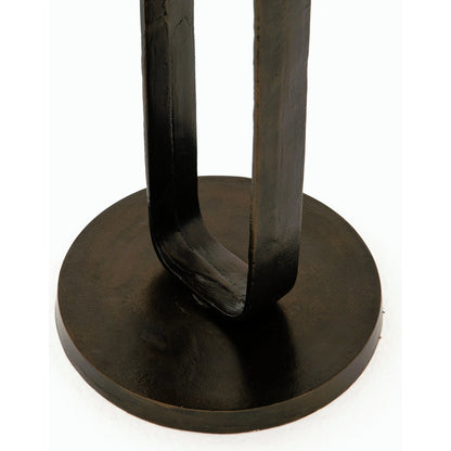 Douglas End Table by Four Hands. Made from aluminum, engineered hardwood in a modern style.