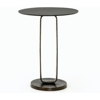 Douglas End Table by Four Hands. Made from aluminum, engineered hardwood in a modern style.