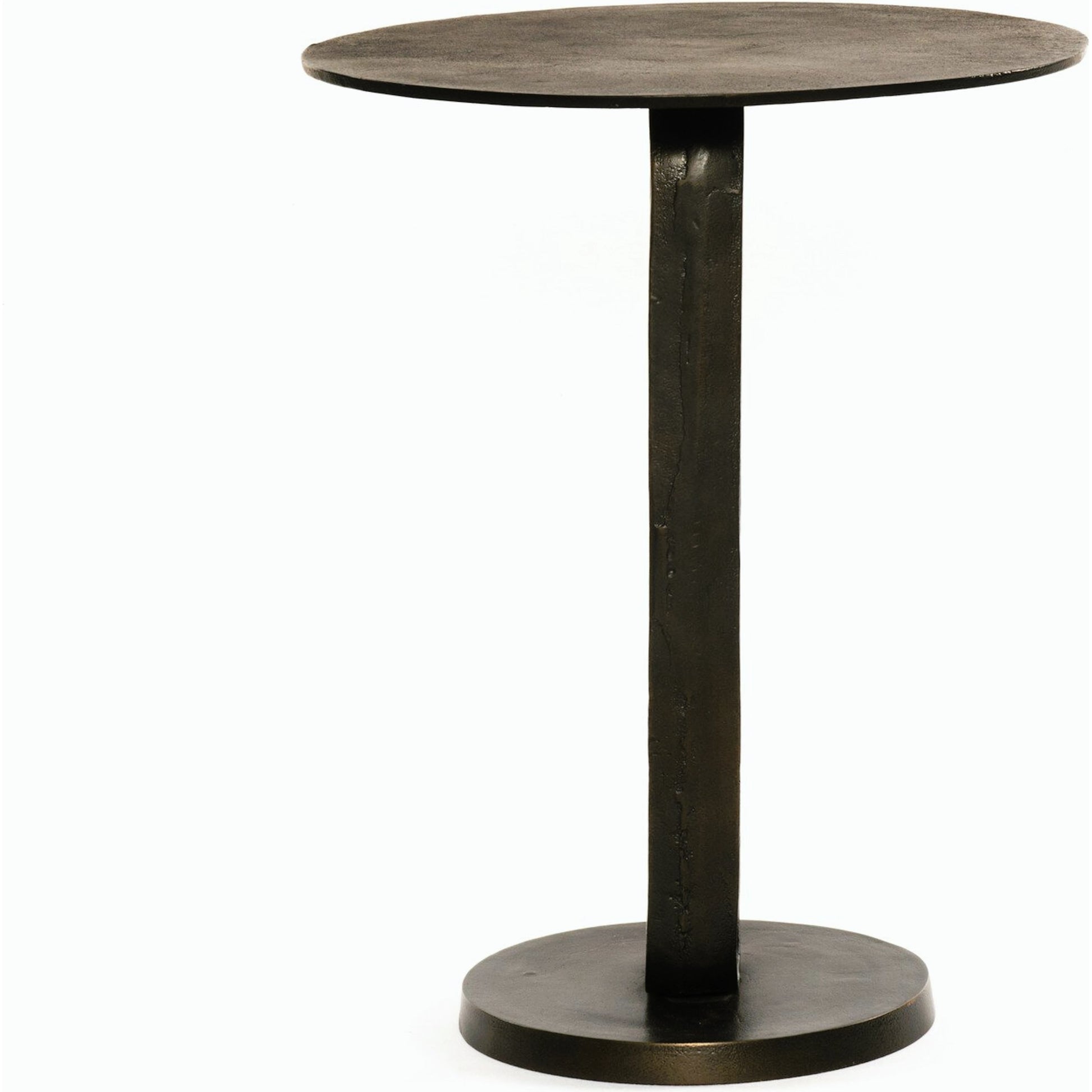 Douglas End Table by Four Hands. Made from aluminum, engineered hardwood in a modern style.