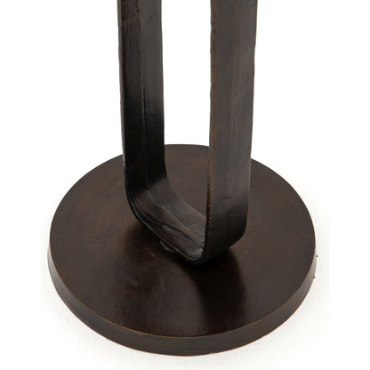 Douglas End Table by Four Hands. Made from aluminum, engineered hardwood in a modern style.
