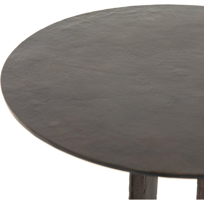 Douglas End Table by Four Hands. Made from aluminum, engineered hardwood in a modern style.