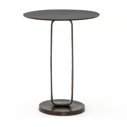 Douglas End Table by Four Hands. Made from aluminum, engineered hardwood in a modern style.