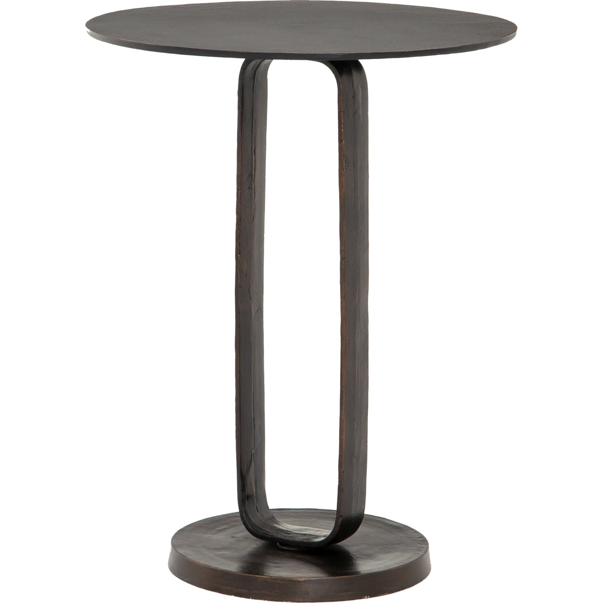Douglas End Table by Four Hands. Made from aluminum, engineered hardwood in a modern style.