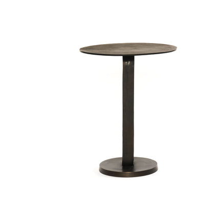 Douglas End Table by Four Hands. Made from aluminum, engineered hardwood in a modern style.