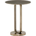 Douglas End Table by Four Hands. Made from aluminum, engineered hardwood in a modern style.