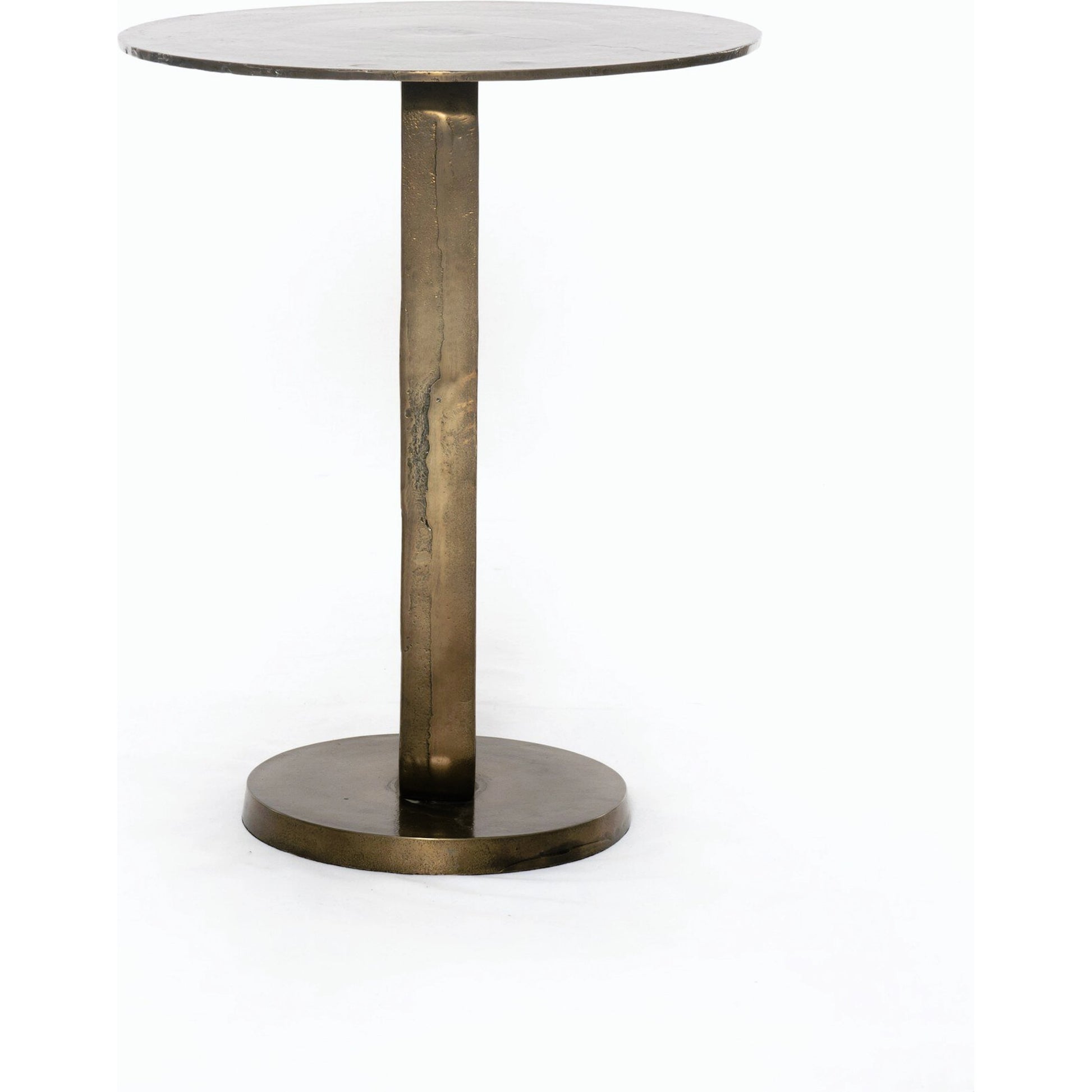 Douglas End Table by Four Hands. Made from aluminum, engineered hardwood in a modern style.
