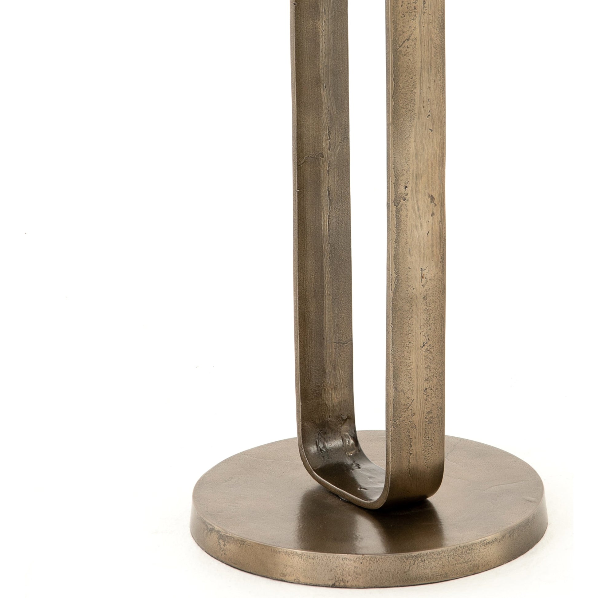Douglas End Table by Four Hands. Made from aluminum, engineered hardwood in a modern style.