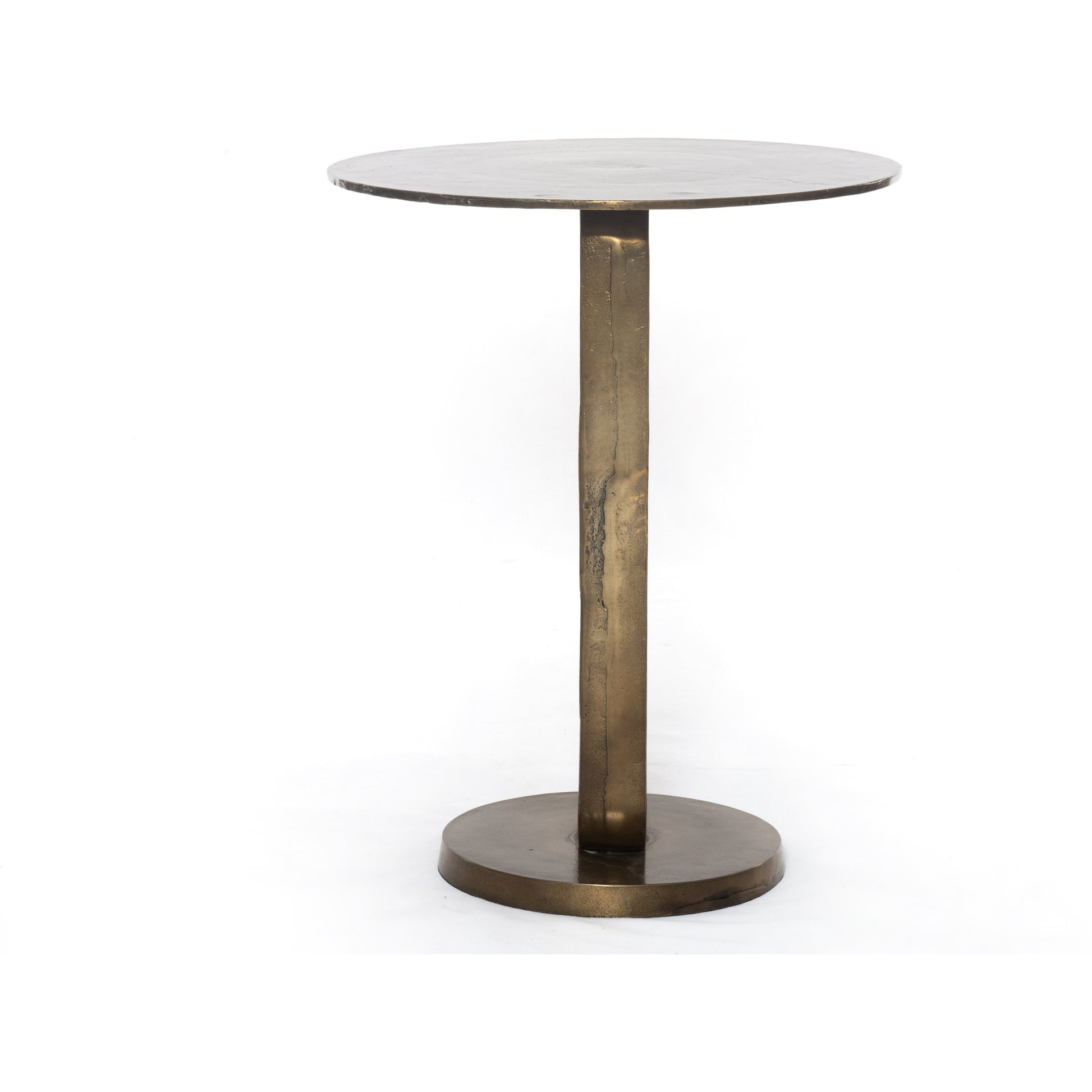 Douglas End Table by Four Hands. Made from aluminum, engineered hardwood in a modern style.