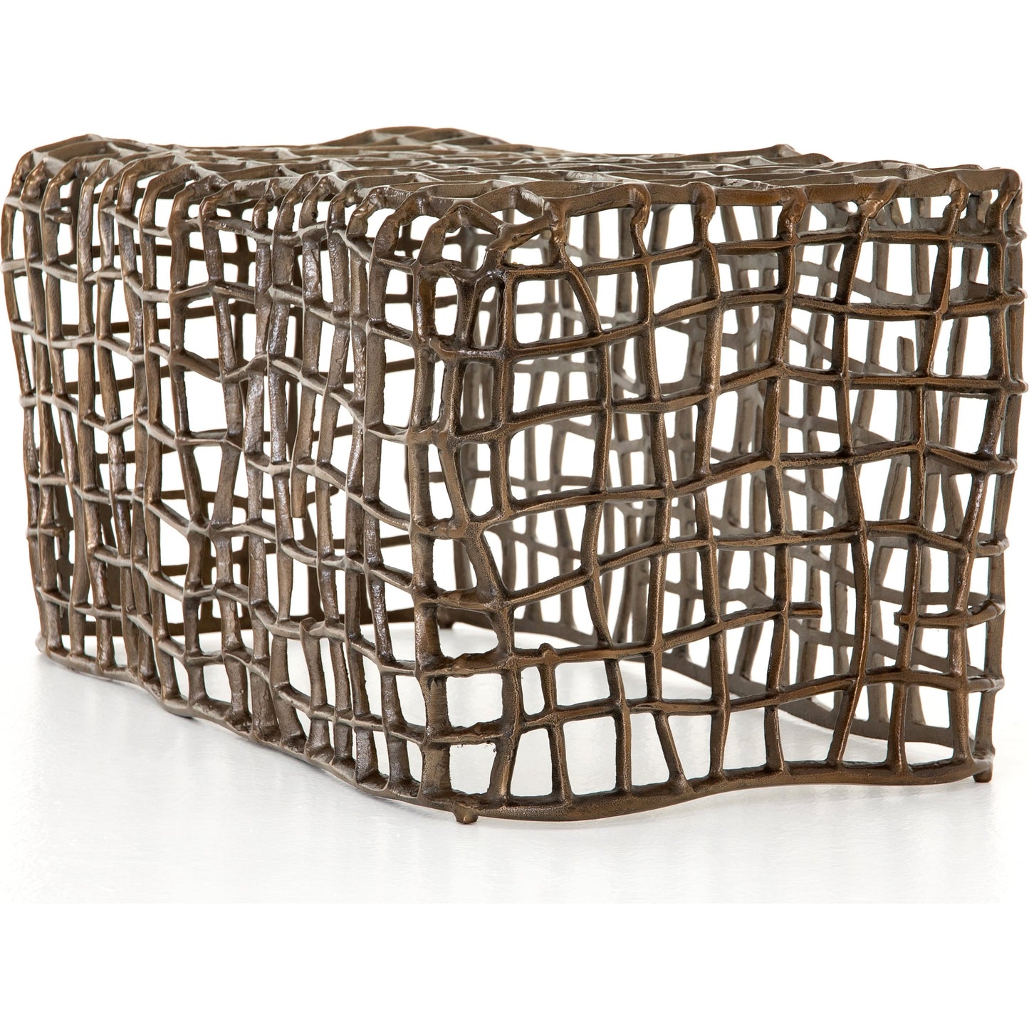 002 SR-369310 | Additional Silo | Zander Bench by Four Hands in aged bronze. Made from aluminum in a coastal style.