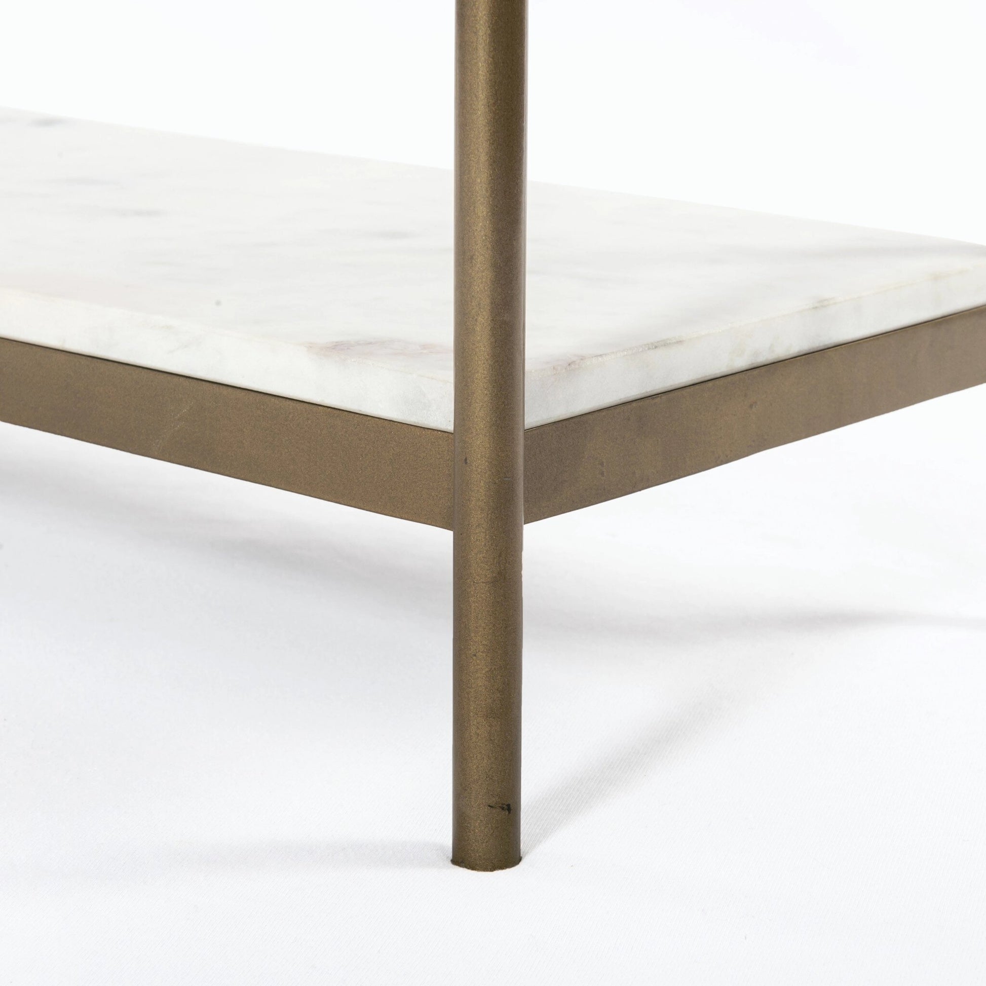 Felix Console Table by Four Hands. Made from solid marble, iron in a modern style.