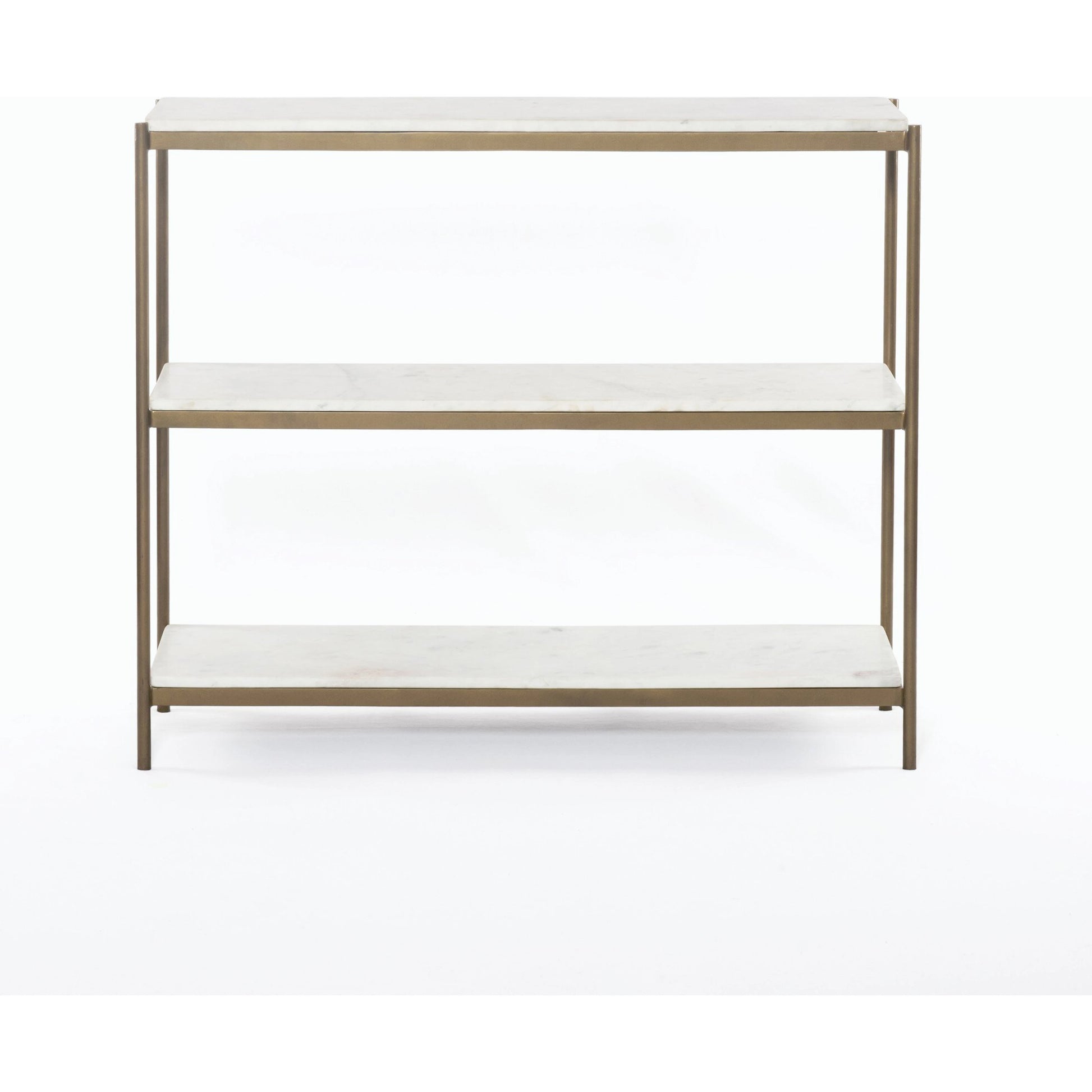 Felix Console Table by Four Hands. Made from solid marble, iron in a modern style.