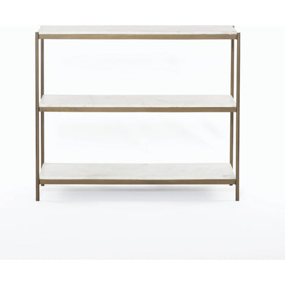 Felix Console Table by Four Hands. Made from solid marble, iron in a modern style.