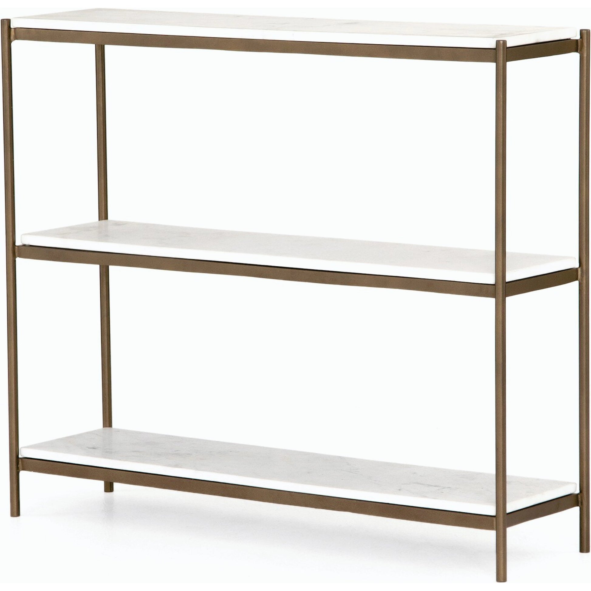 Felix Console Table by Four Hands. Made from solid marble, iron in a modern style.