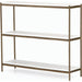 Felix Console Table by Four Hands. Made from solid marble, iron in a modern style.