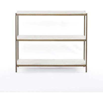 Felix Console Table by Four Hands. Made from solid marble, iron in a modern style.
