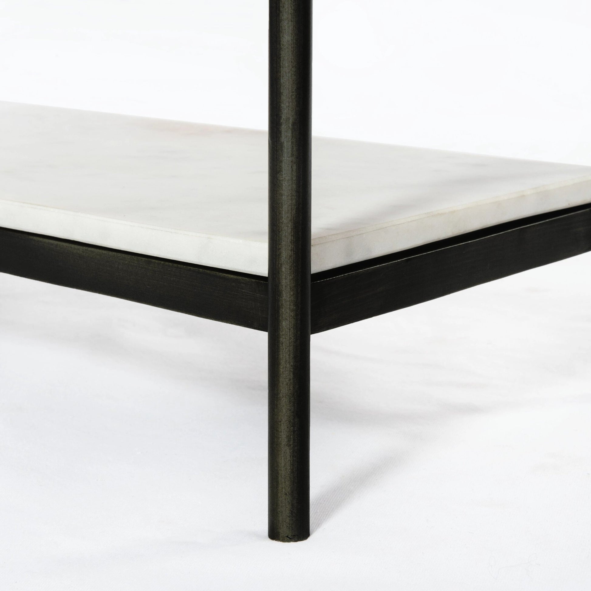 Felix Console Table by Four Hands. Made from solid marble, iron in a modern style.