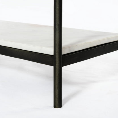 Felix Console Table by Four Hands. Made from solid marble, iron in a modern style.