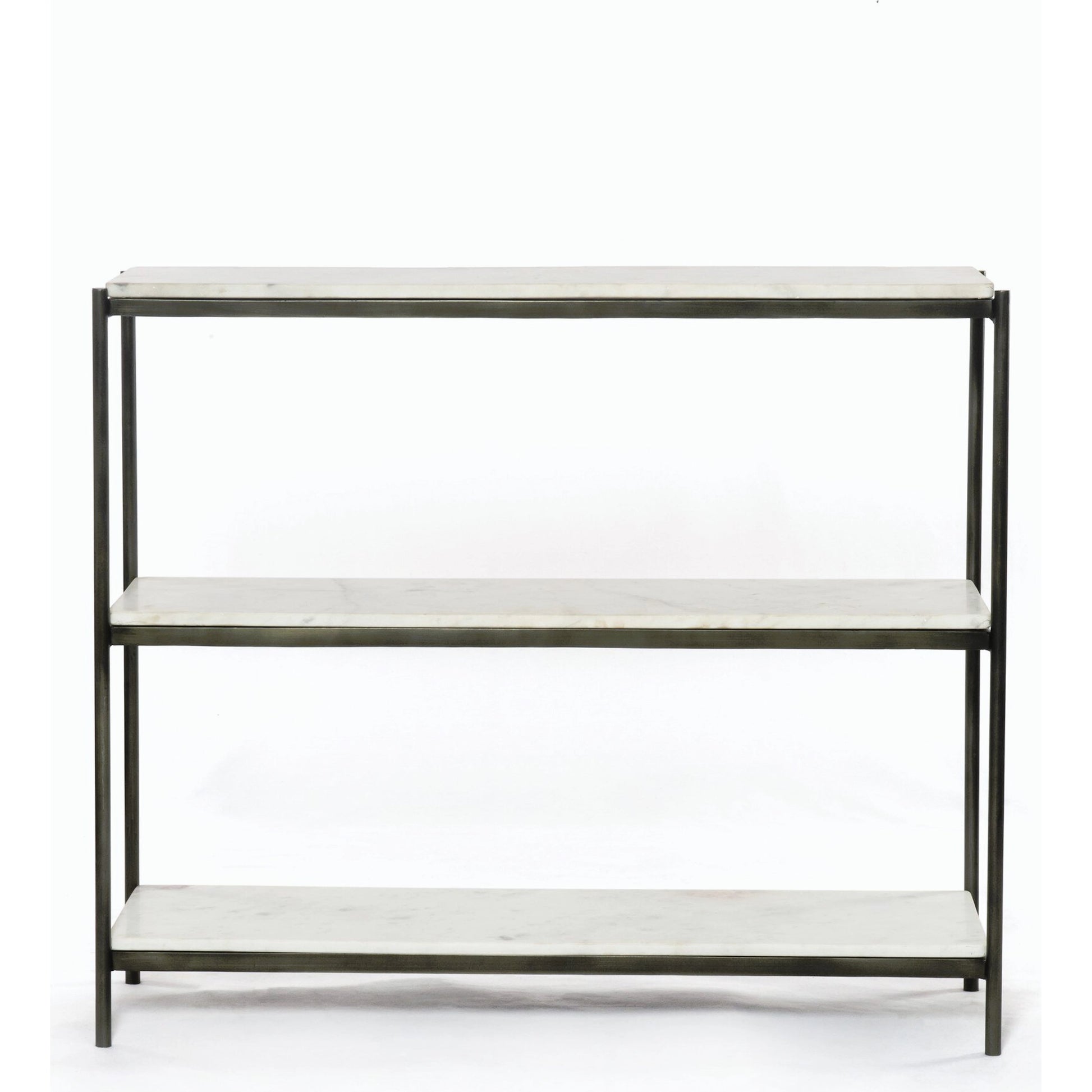 Felix Console Table by Four Hands. Made from solid marble, iron in a modern style.
