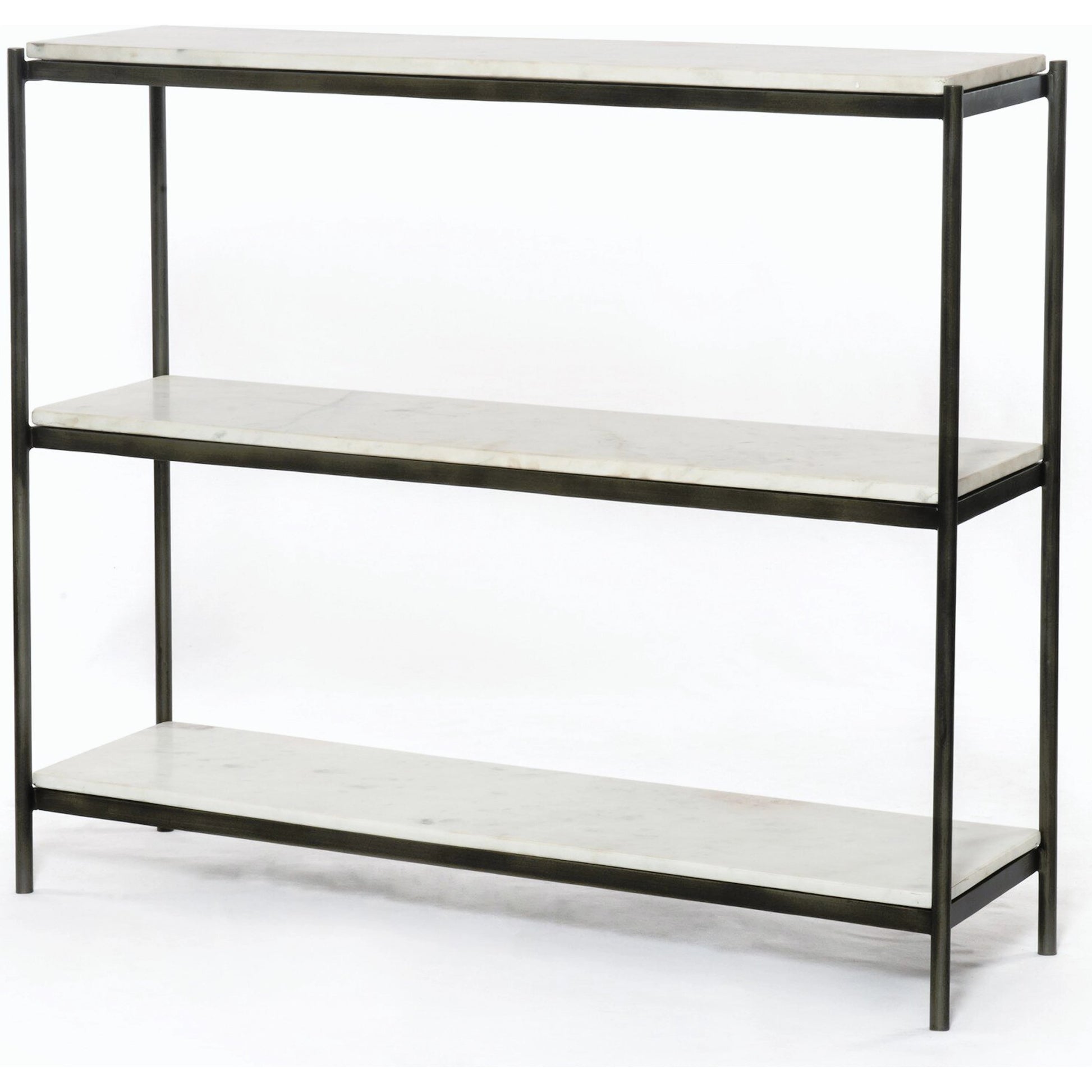 Felix Console Table by Four Hands. Made from solid marble, iron in a modern style.