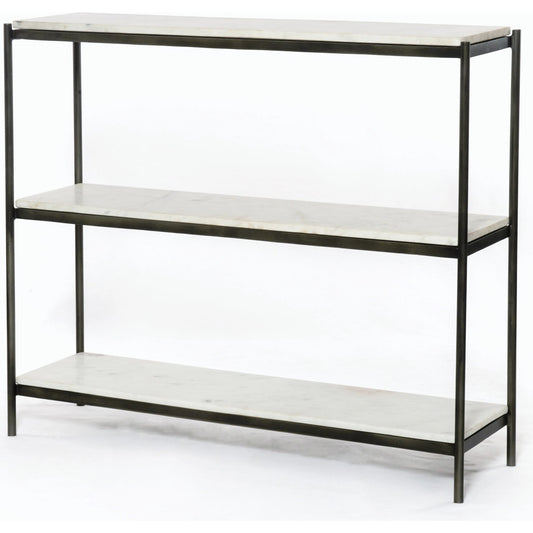 Felix Console Table by Four Hands. Made from solid marble, iron in a modern style.