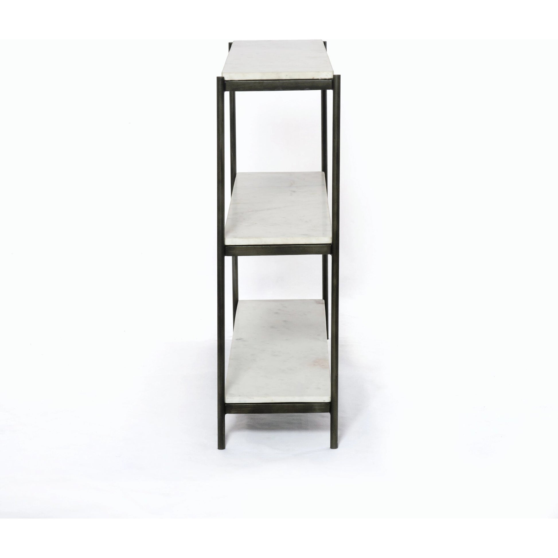 Felix Console Table by Four Hands. Made from solid marble, iron in a modern style.
