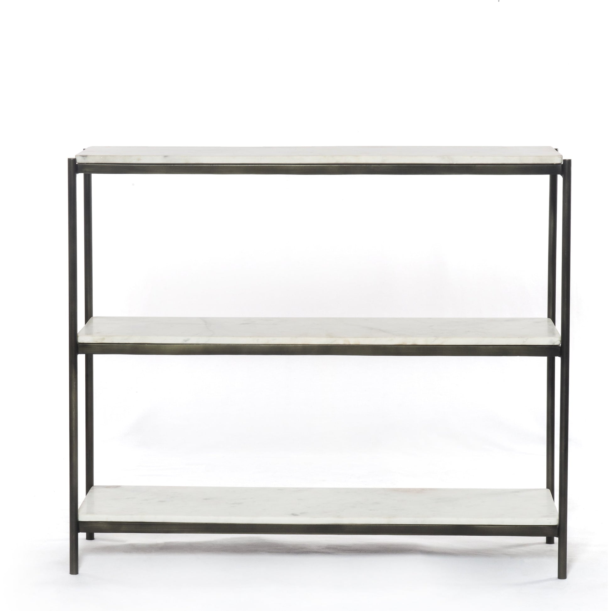 Felix Console Table by Four Hands. Made from solid marble, iron in a modern style.