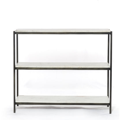 Felix Console Table by Four Hands. Made from solid marble, iron in a modern style.