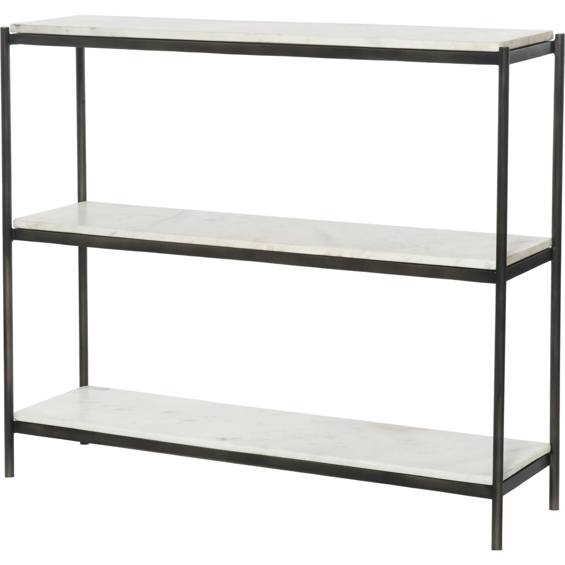 Felix Console Table by Four Hands. Made from solid marble, iron in a modern style.